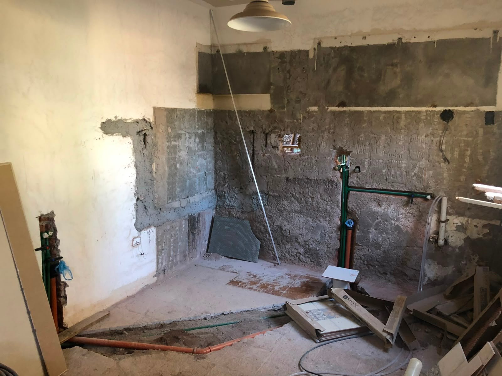 Reforma de cocina en Mendoza — antes de la intervención